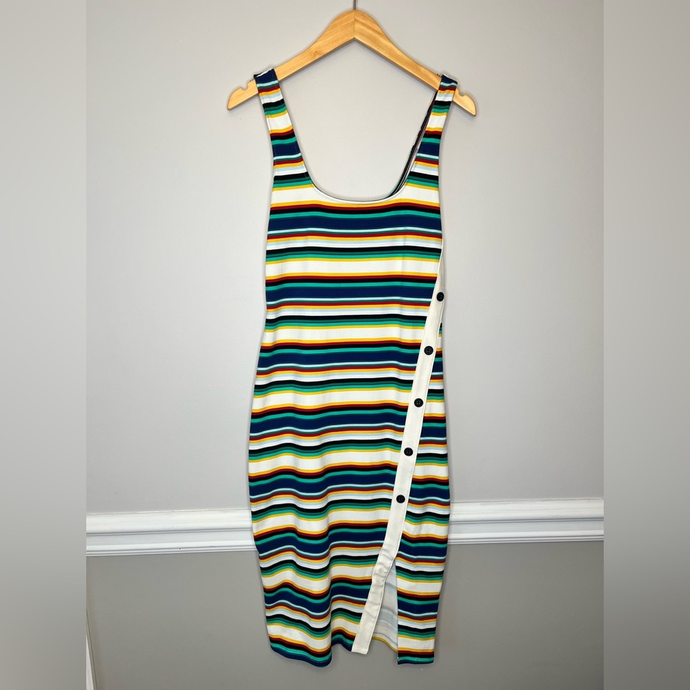 Striped Express bodycon dress